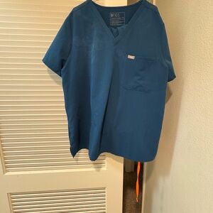 Figs Women Teal Scrubs Complete Set Size XXL